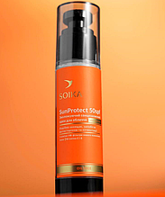 Сонцезахисний крем для обличчя Soika SunProtect зволожуючий SPF 50, 50 мл