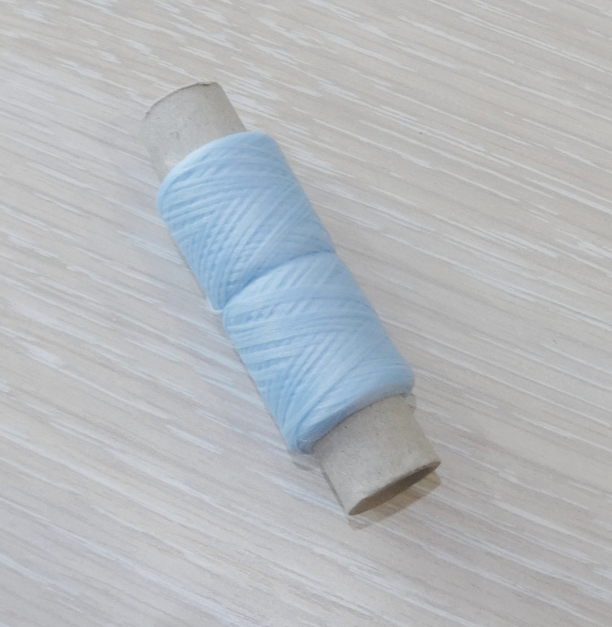 Нитка стрейч мононитка 200 м колір блакитний, фото 1