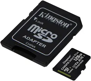 Карта пам'яті Kingston MicroSDXC 128GB UHS-I Class 10 Canvas Select + SD-адаптер, фото 3