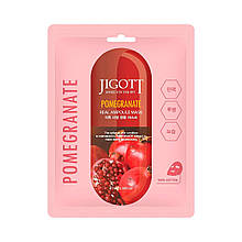 Ампульна маска для обличчя з екстрактом граната Jigott Pomegranate Real Ampoule Mask, 10 шт. * 27 мл