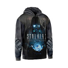 Худі чоловіче з принтом «Сталкер. Тінь Чорнобиля. Stalker. Shadow of Chernobyl»
