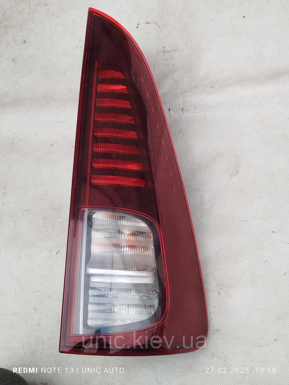 Ліхтар задній правий Рено Еспайс 4 (Renault Espace 4) б/в, фото 1