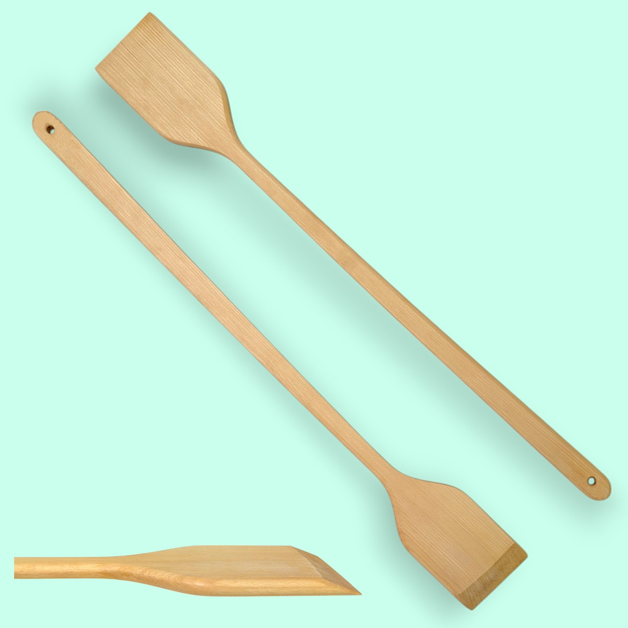 Лопатка дерев'яна з просоченням L 90 см ширина 12 см товщина 1,7 см ( БУК