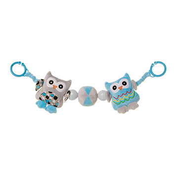 Брязкальце-розтяжка на коляску 4BABY OWL OB11