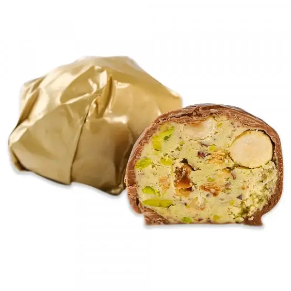 Дубайські цукерки Lux Choco катафіки з подрібненим мигдалем та фісташкою