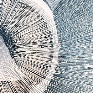 Скляна персональна тарілка 21 см Синя Artasym Starmarble Cadet Luminarc, фото 2