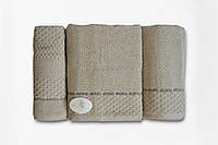 Подарунковий набір рушників Pupilla Monet K.Bej колір св.бежевий