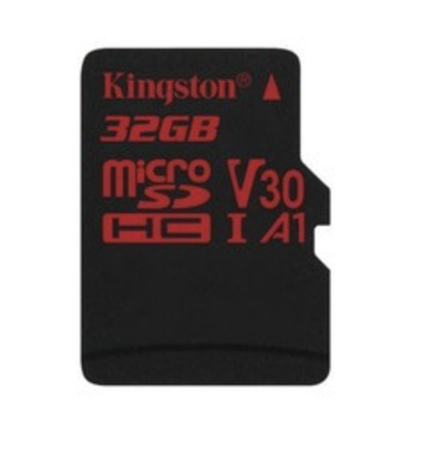 Карта пам'яті MicroSDHC 32GB UHS-I/U3 Class 10 Kingston Canvas React R100/W80MB/s, фото 1