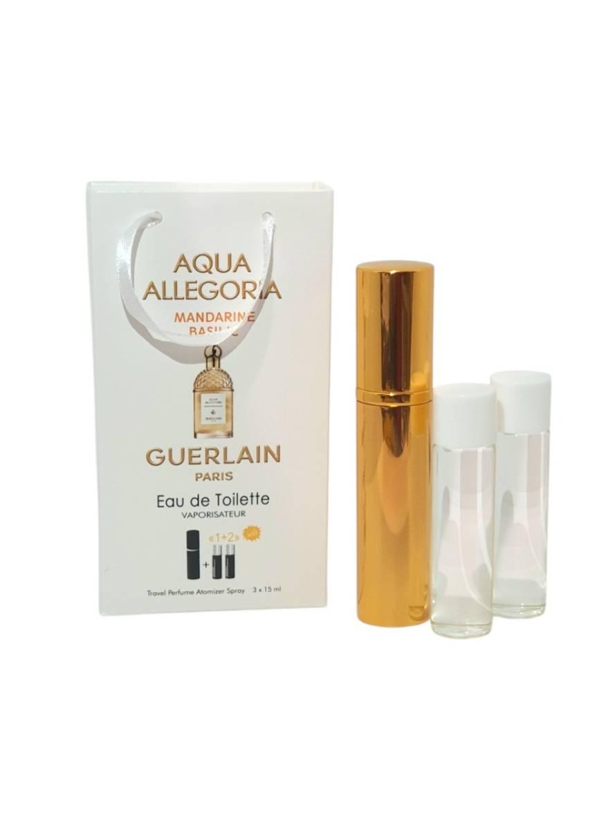 Женский парфюм Guerlain Aqua Allegoria Mandarine Basilic 3x15ml - Trio Bag