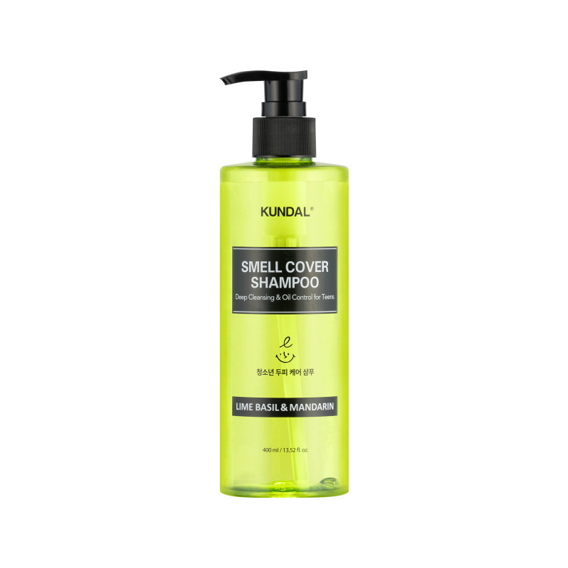 Шампунь проти жирності волосся "Лайм & Базилік & Мандарин" Kundal Shampoo Lime Basil & Manda 400 мл