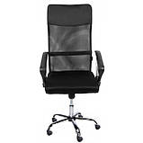 Крісло офісне Bonro Manager чорне, фото 4