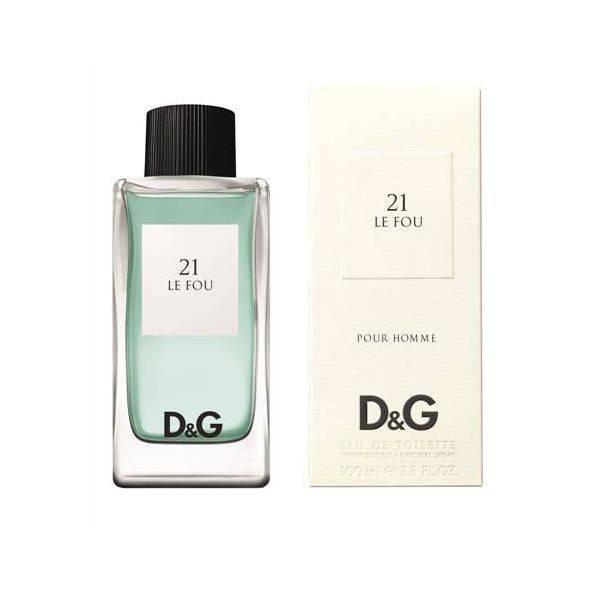 Туалетна фужерна вода для чоловіків Dolce Gabbana Anthology 21 Le Fou EDT 100 ml