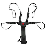 Ремені безпеки для коляски з червоною кнопкою 80071, фото 2