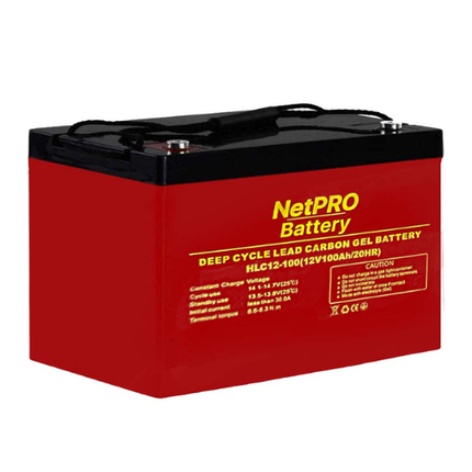 Акумулятор NetPRO HLC 12-100 (12V/100Ah carbon GEL), фото 1