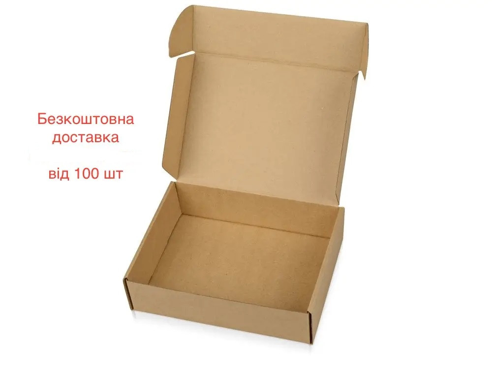 Коробка НП 0,25 кг плоска, 17х12х5 см, краще Нової Пошти - "БРОНЯ", самозбірна, гофрокартон Т22, профіль Е