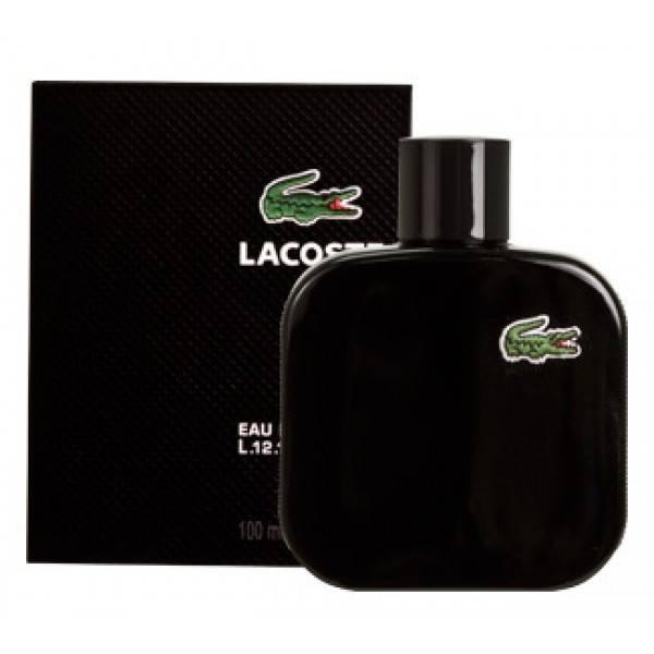 Деревні чоловічі парфуми Lacoste Eau De L.12.12 Noir (Black) Лакосте чорний edt 100 ml