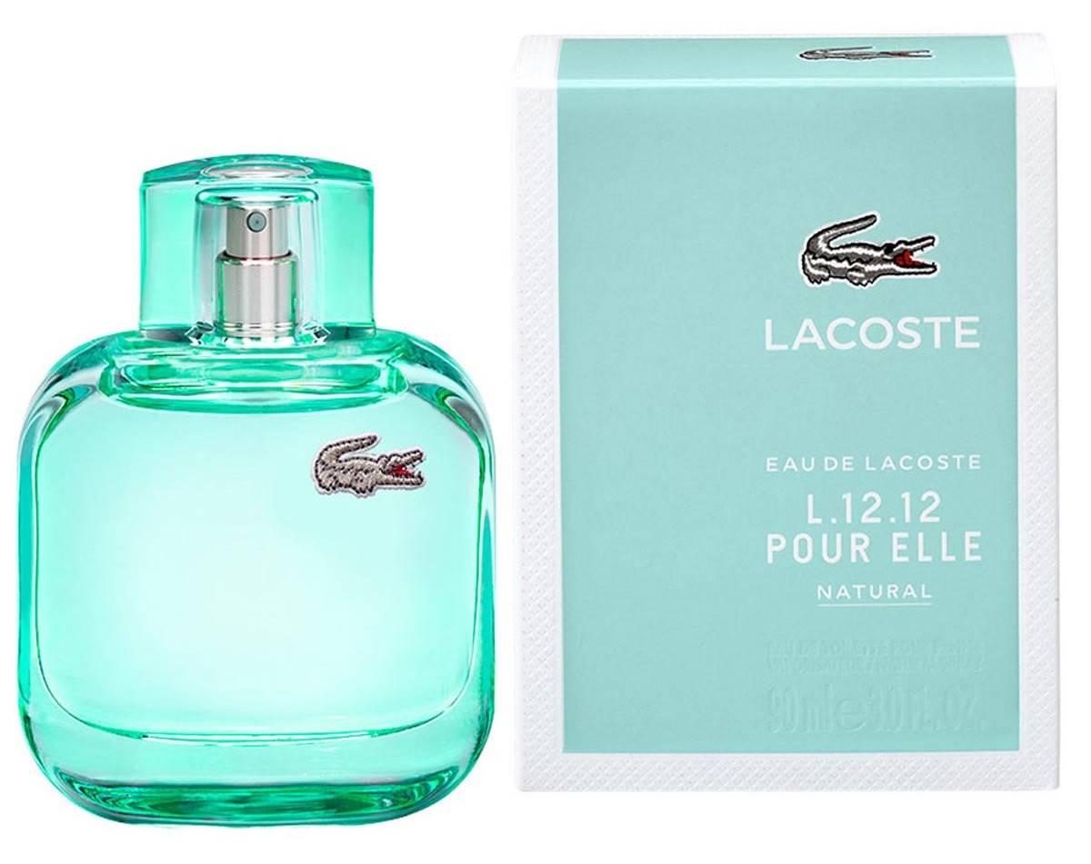 Фужерні жіночі парфуми Lacoste eau de L.12.12 pour Elle Natural pour femme edt 90 ml