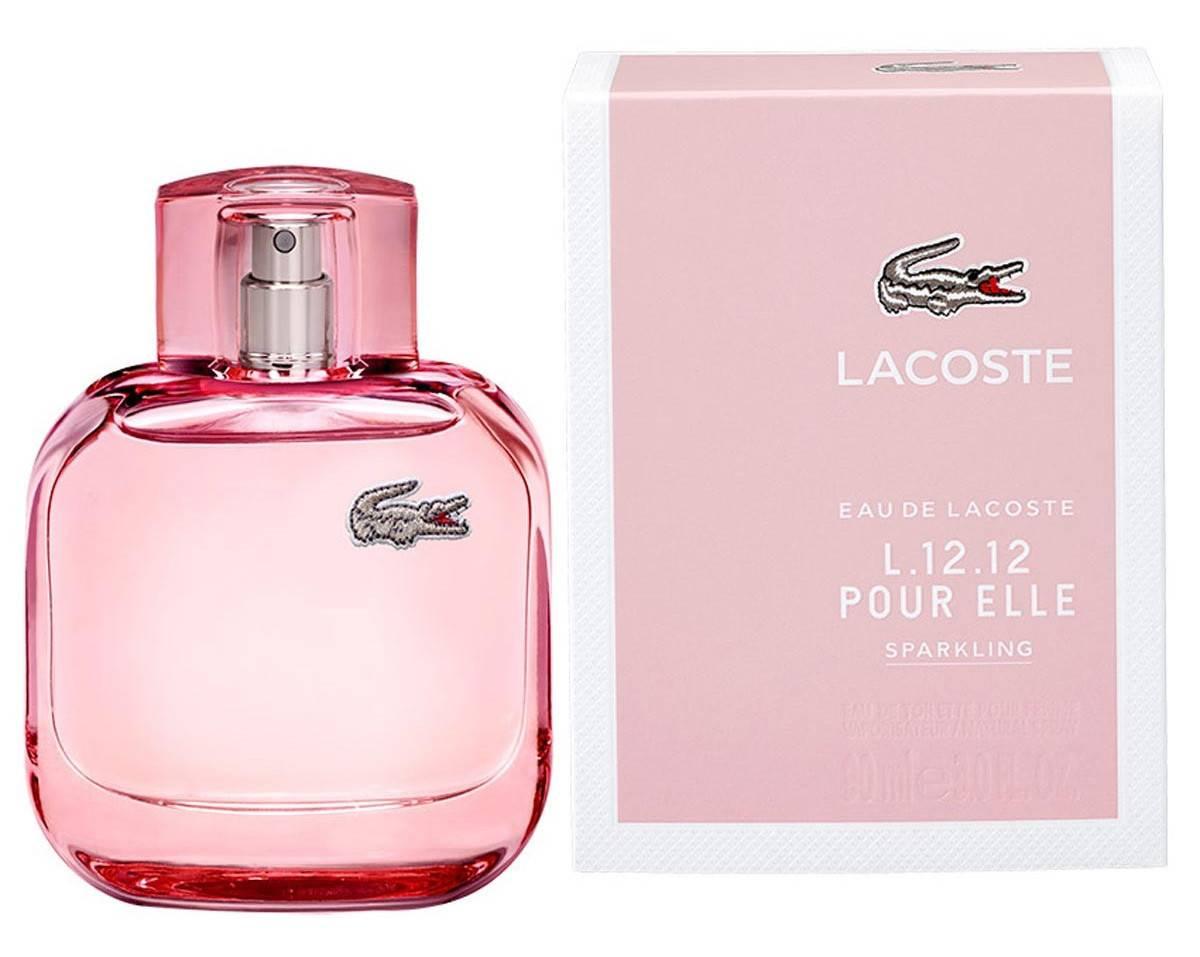 Фруктовий жіночий парфум Lacoste L.12.12 pour Elle Sparkling pour femme edt 90 ml