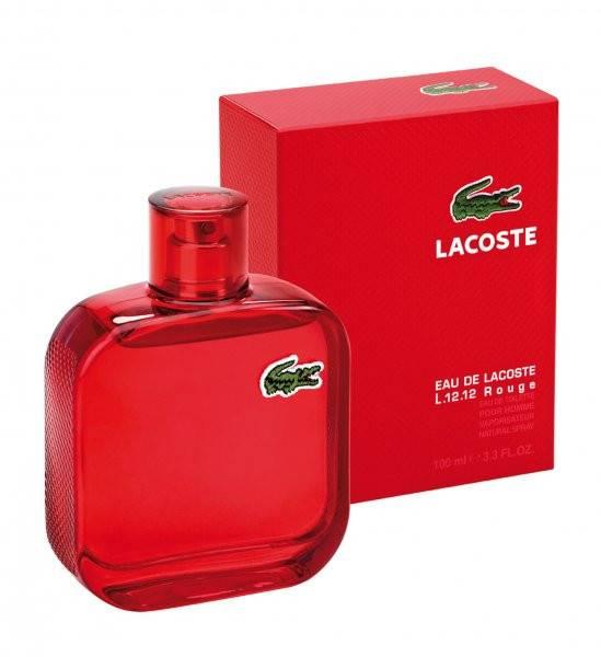 Чоловічий парфум Лакосте червоний Lacoste eau de Lacoste L.12.12 Rouge edt 100 ml