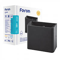 Архітектурний світлодіодний накладний світильник Feron DH028 3 Вт 4000 K чорний