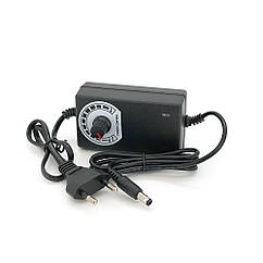 Адаптер живлення NZX-31250 з регулюванням 3-12 V 2 A, штекер 5,5*2,5, LED — індикація