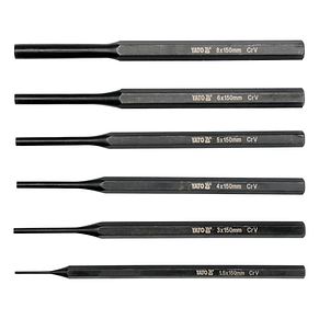 Набір пробійників виколоток слюсарних YATO (YT-47121) 6 шт, 1.5-8 мм, фото 2