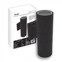 Архітектурний накладний світильник Feron DH0702 під лампу чорний