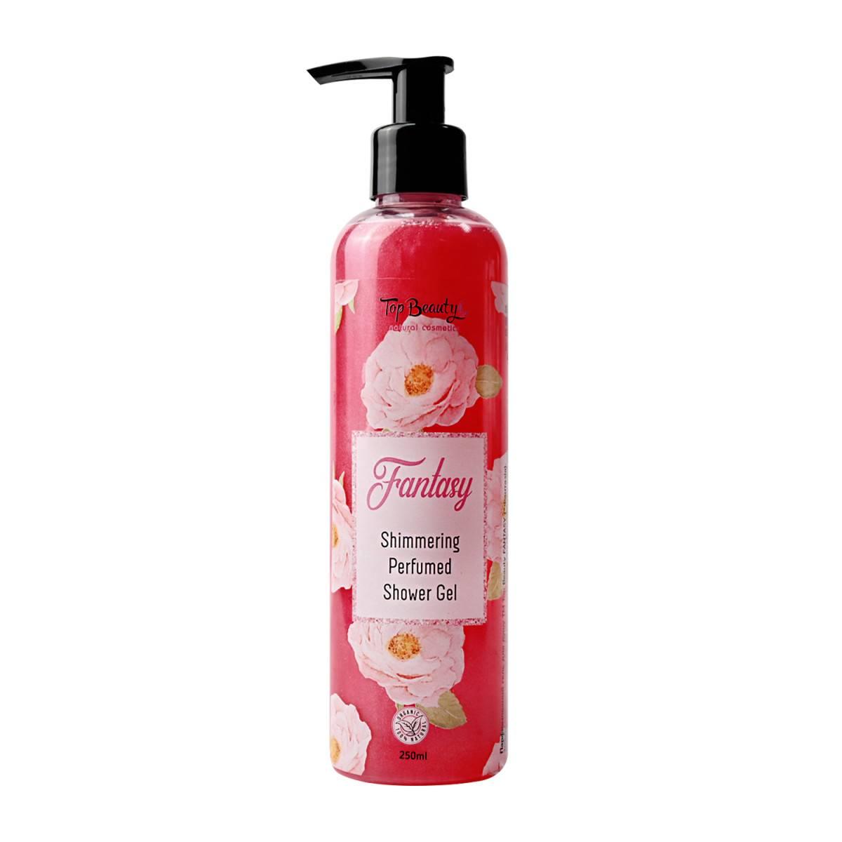 Гель для душу Top Beauty з шиммером 250мл Рожевий