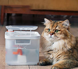 Фонтан-поїлка DogCare 2.5L для котів і собак — з фільтром для води на 90 днів