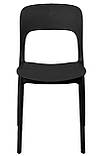 Пластиковий стілець чорний Joy AMF, фото 2