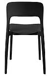 Пластиковий стілець чорний Joy AMF, фото 4