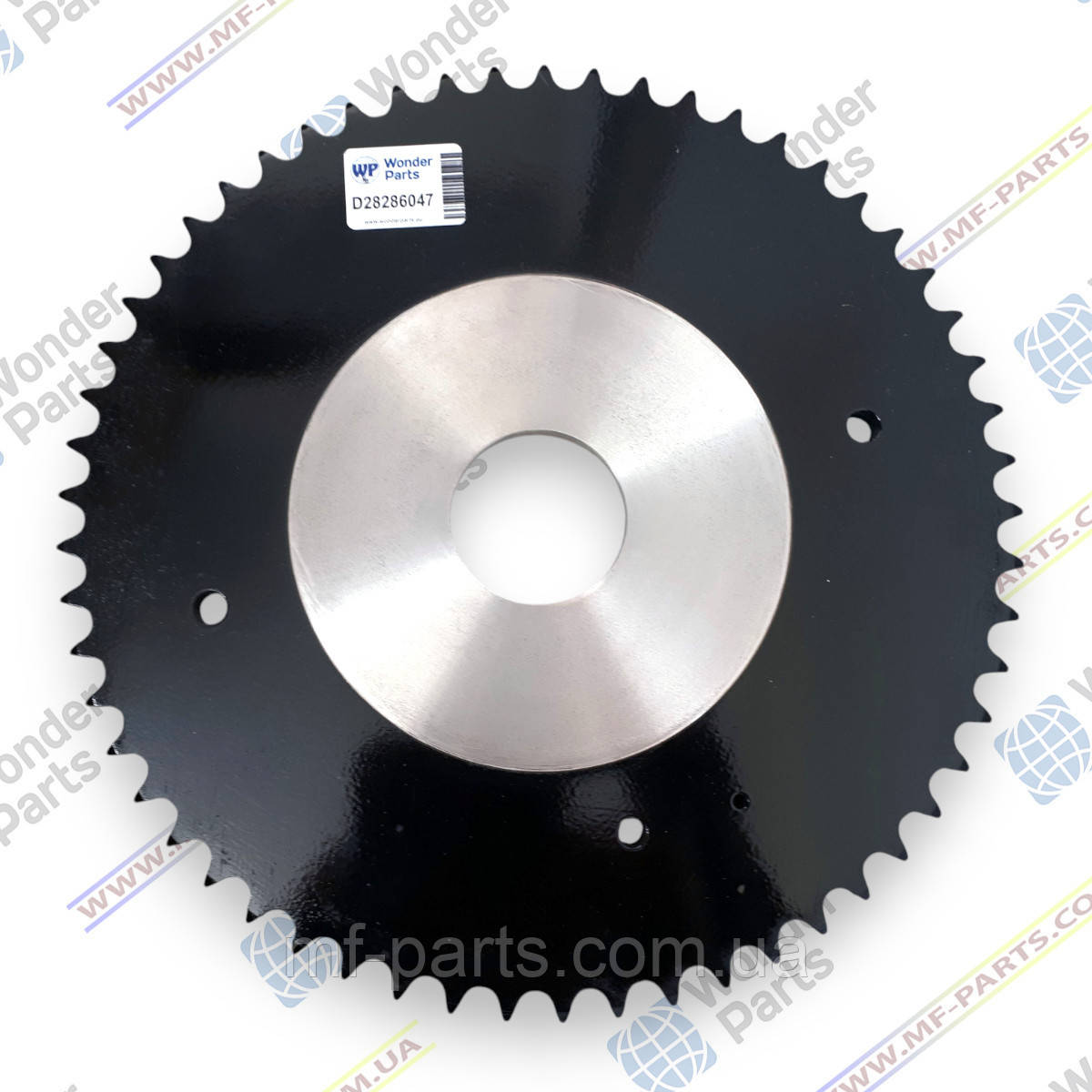 D28286047 зірочка Z=57, АНАЛОГ, виробник WonderParts (EU), комбайн Massey Ferguson
