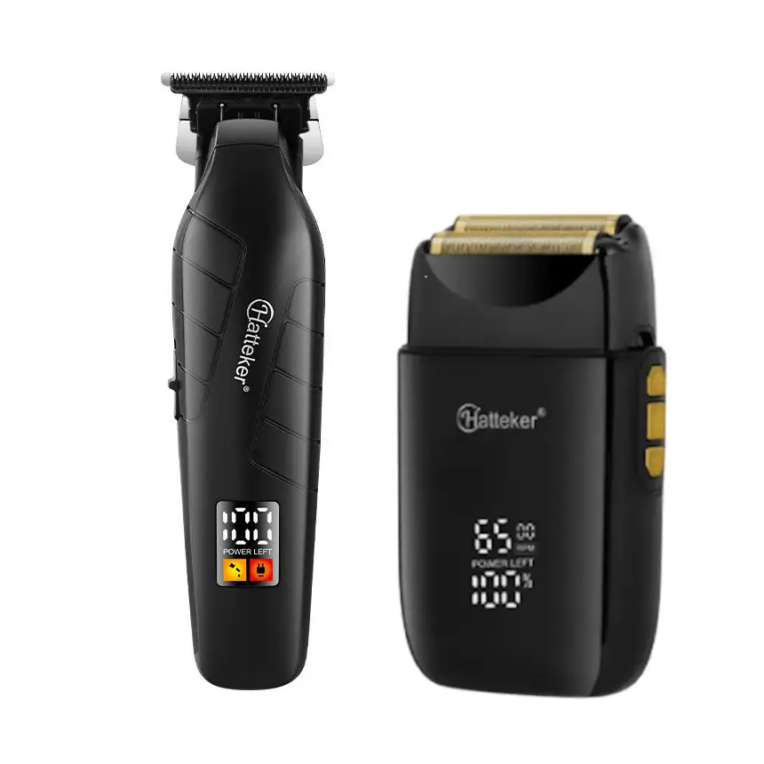 Комбо-набір (тример+шейвер) Hatteker Cordless Black (HT-6029-BK+HT-919-BK)