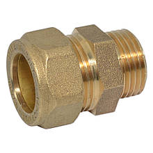 Муфта обтискна для мідних труб Comisa D 10x1/2" (НР) перехідна різьбова 8202003