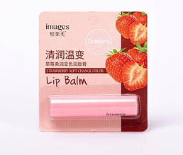 Бальзам для губ відновлювальний Images Strawberry Soft Change Color Lip Balm з екстактом полуниці 2.7 G