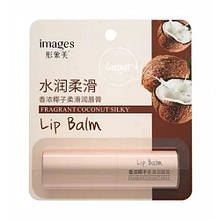 Бальзам для губ з кокосом поживний та зволожуючий для комплексного догляду, регенерації та захисту від сухості Images Fragrant