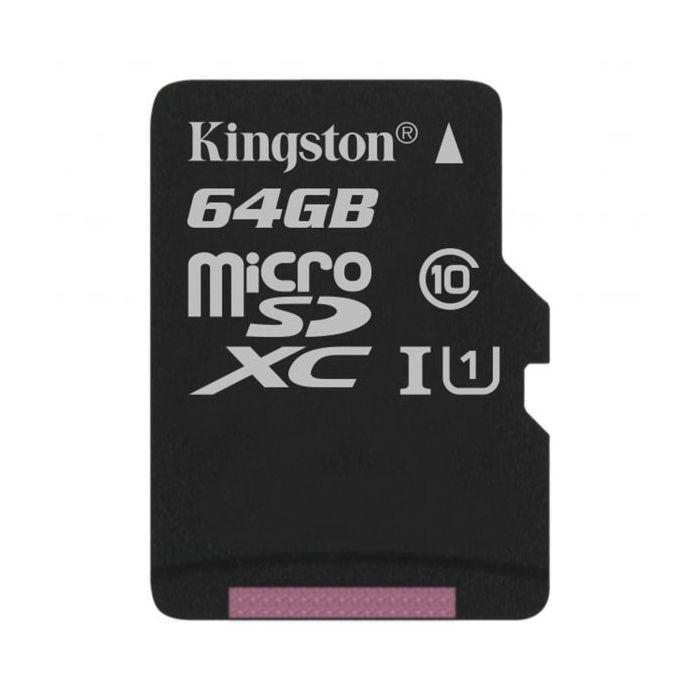 Карта памяти MicroSDXC 64GB UHS-I Class 10 Kingston Canvas Select Plus R100MB/s