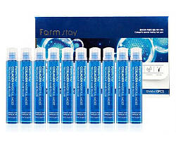 Набір філлеров для волосся Farm Stay Collagen Water Full Moist Hair Treatment Fille 10шт за 13мл