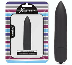 Вібропуля з одним режимом вібрації X-Basic Bullet Long One Speed Black