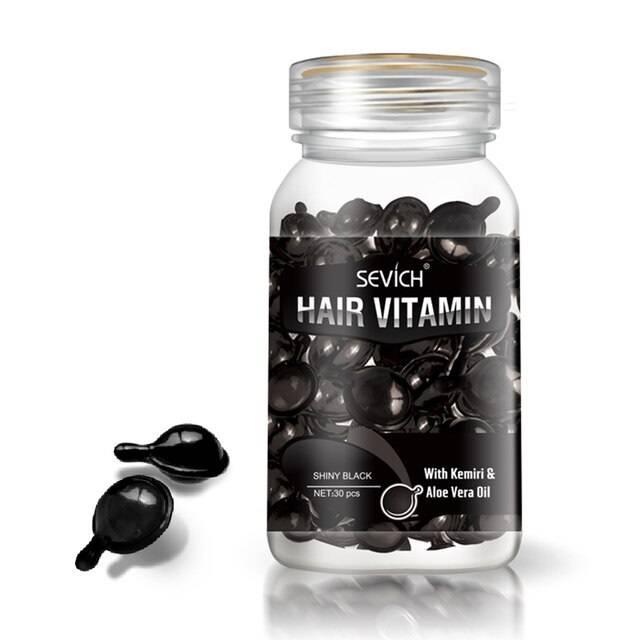 Капсули для волосся Sevich Vitamin With Kemiri, Morocan Oil, Aloe Vera Oil (Вітамін В5 та алое) 30 капсул