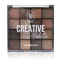 Набір тіней для макіяжу FT COSMETICS CREATIVE PALETTE тон 03 16 кольорів