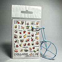 Наклейки для дизайну нігтів COLLAGE 111 (водна основа)