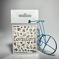 Наклейки для нігтів водні CW-180