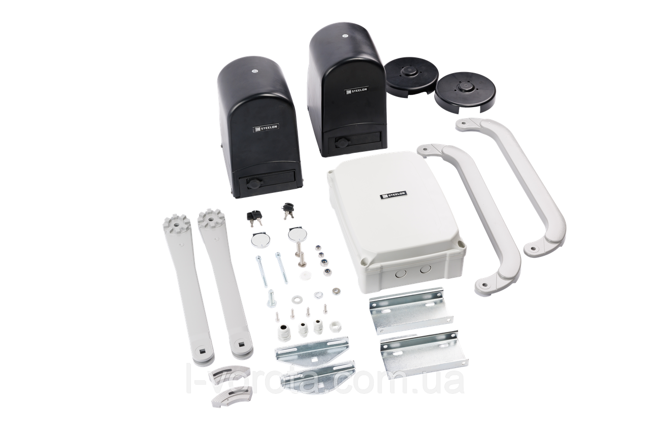 STEELON SWA mini важільна автоматика для розпашних воріт, з механічними кінцевими упорами