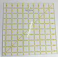 Линейка - лекало Inch QR 07S с дюймовой градацией , для печворка, квилтинга