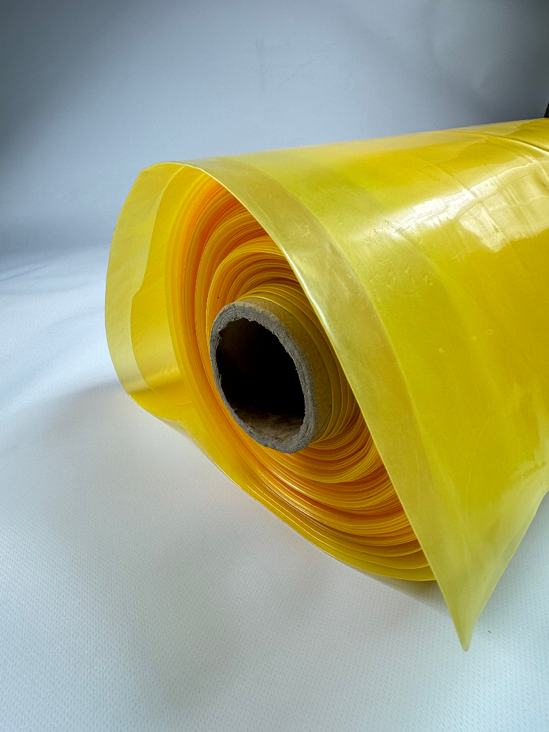 Плівка теплична Жовтий 80 мкм 6х50 м Плівка поліетиленова для укриття теплиць Теплична плівка 80 мікрон, фото 1