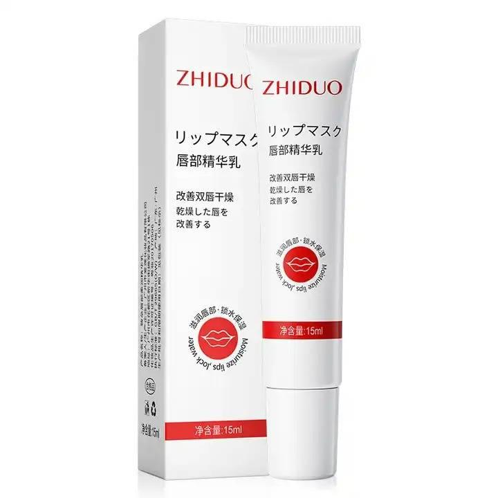 Сироватка для губ від сухості та лущення з пантенолом та церамідами Zhiduo 15 мл, фото 1
