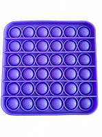 Сенсорна іграшка Pop It антистрес Вічна Пупырка Однотонна Квадрат