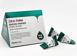 Скраб для обличчя Farmstay Cica Farm Baking Powder Pore Scrub з центеллой азійських 25 шт по 7г