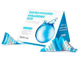 Скраб для обличчя FarmStay Hyaluronic Acid Baking Powder Pore Scrub 25 шт по 7г